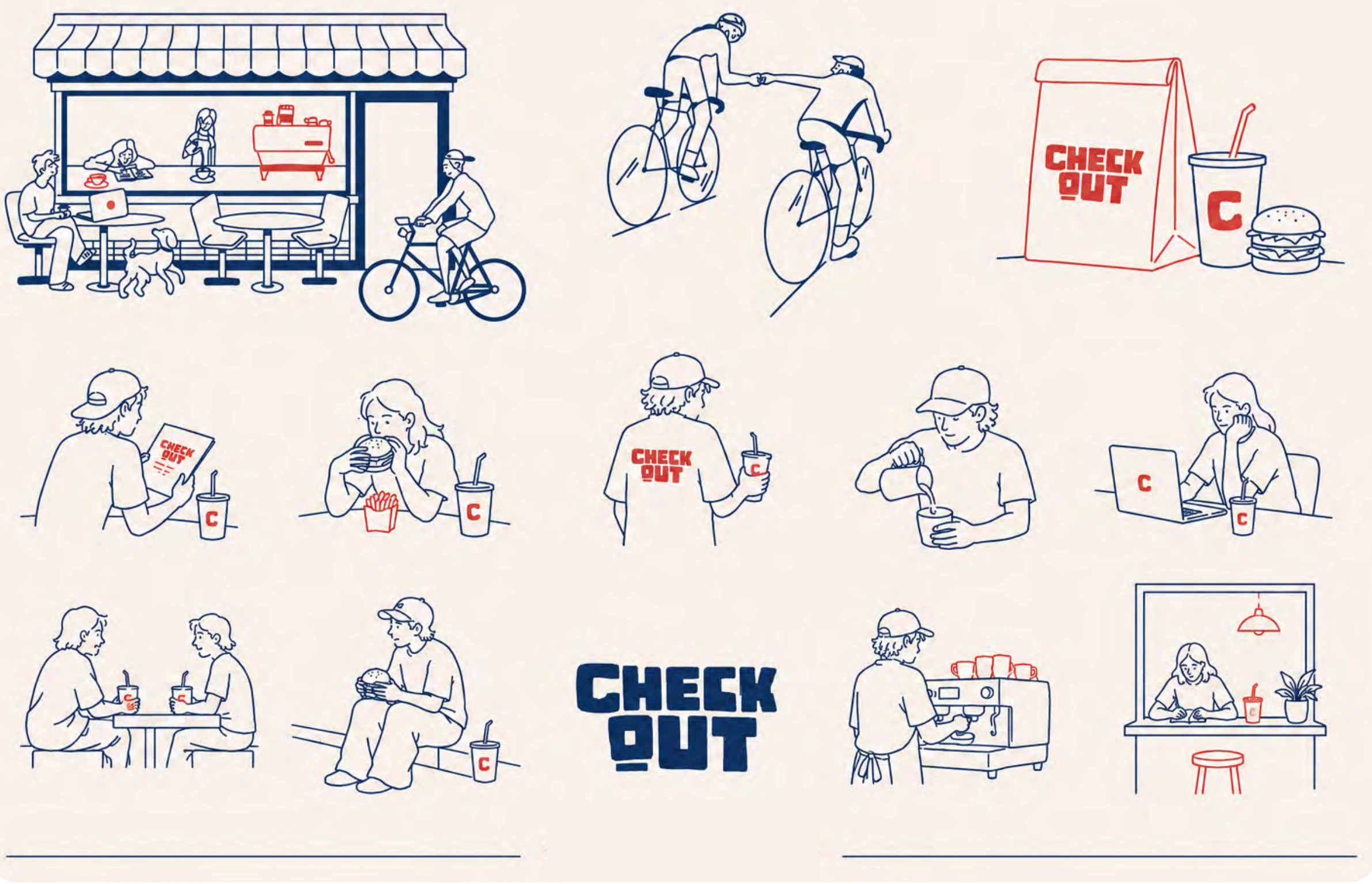 CHECK OUT original illustrated characters