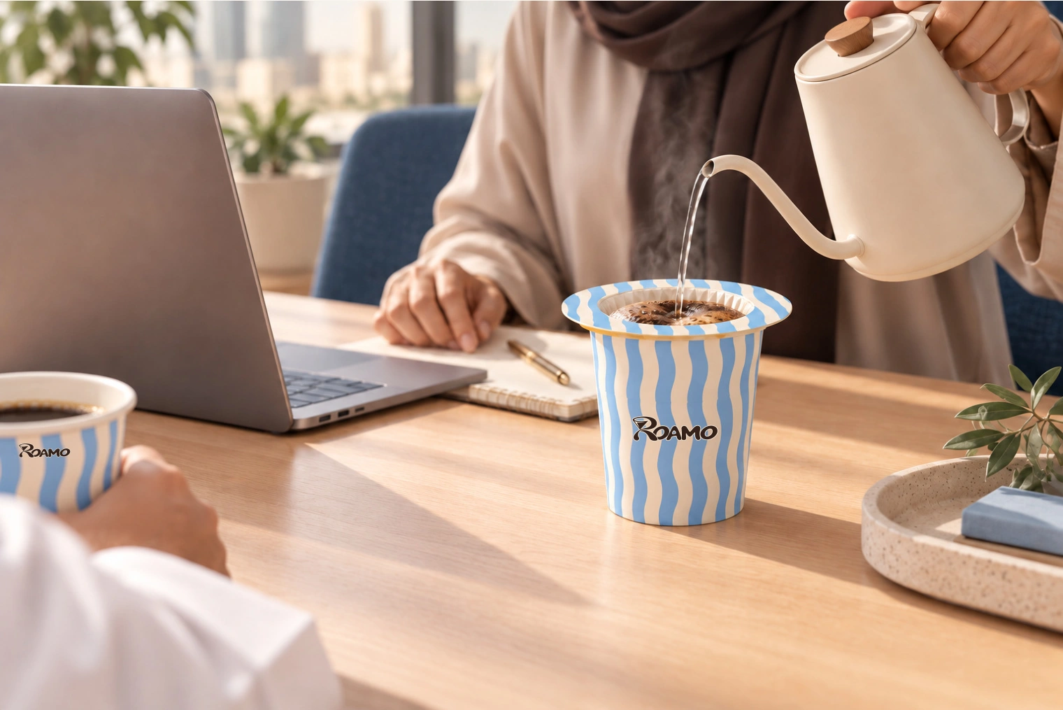 ROAMO workday brand scene