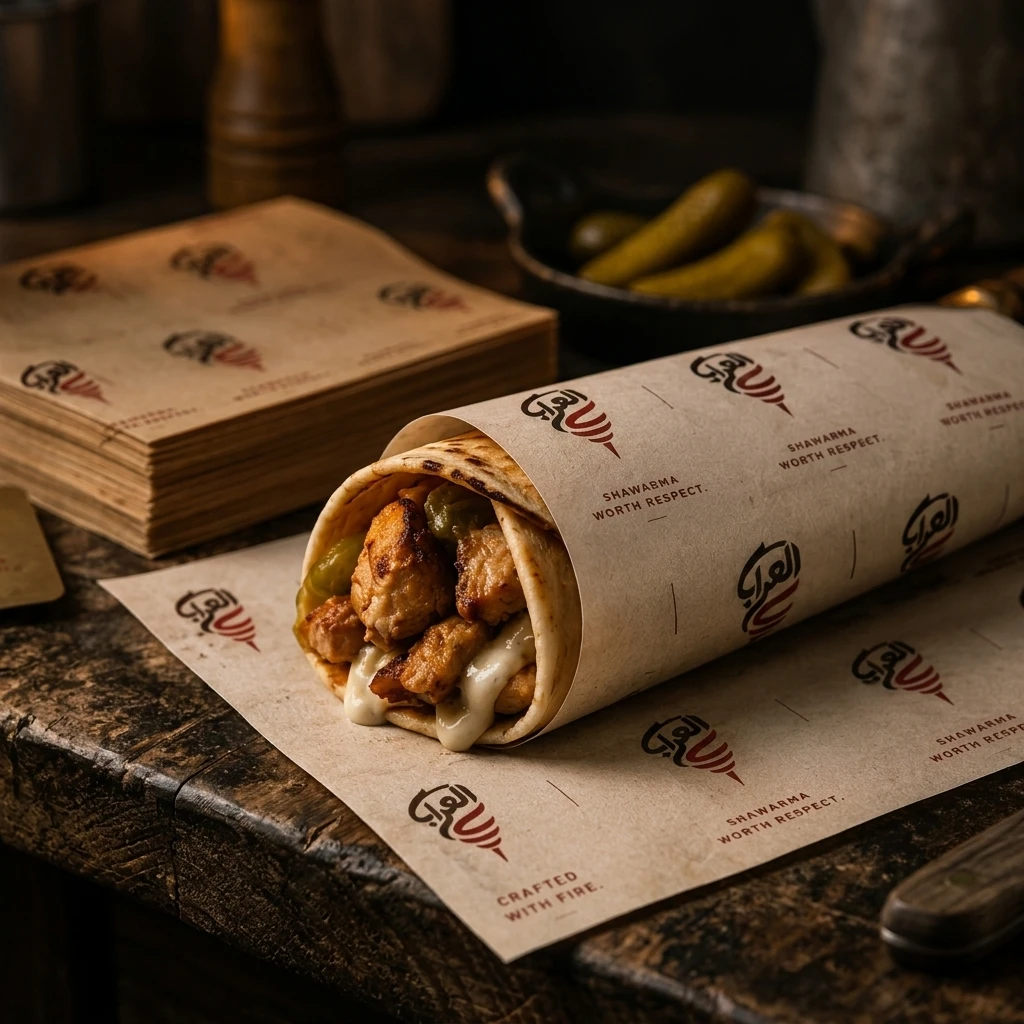 AL ARAB shawarma wrap application