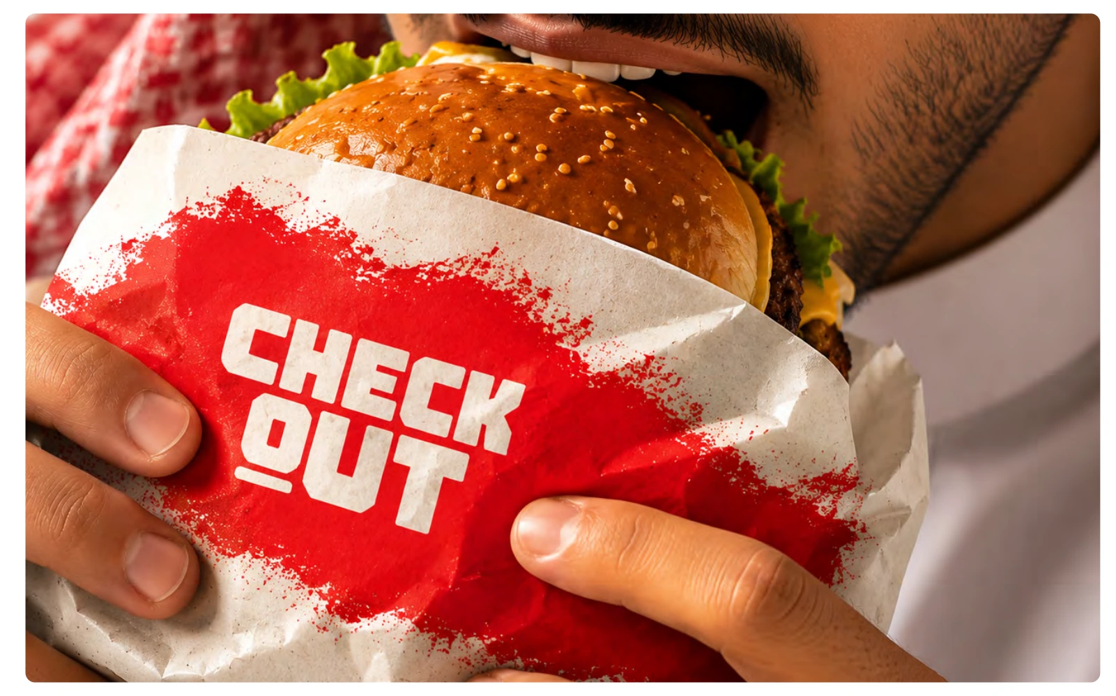 CHECK OUT burger wrap application
