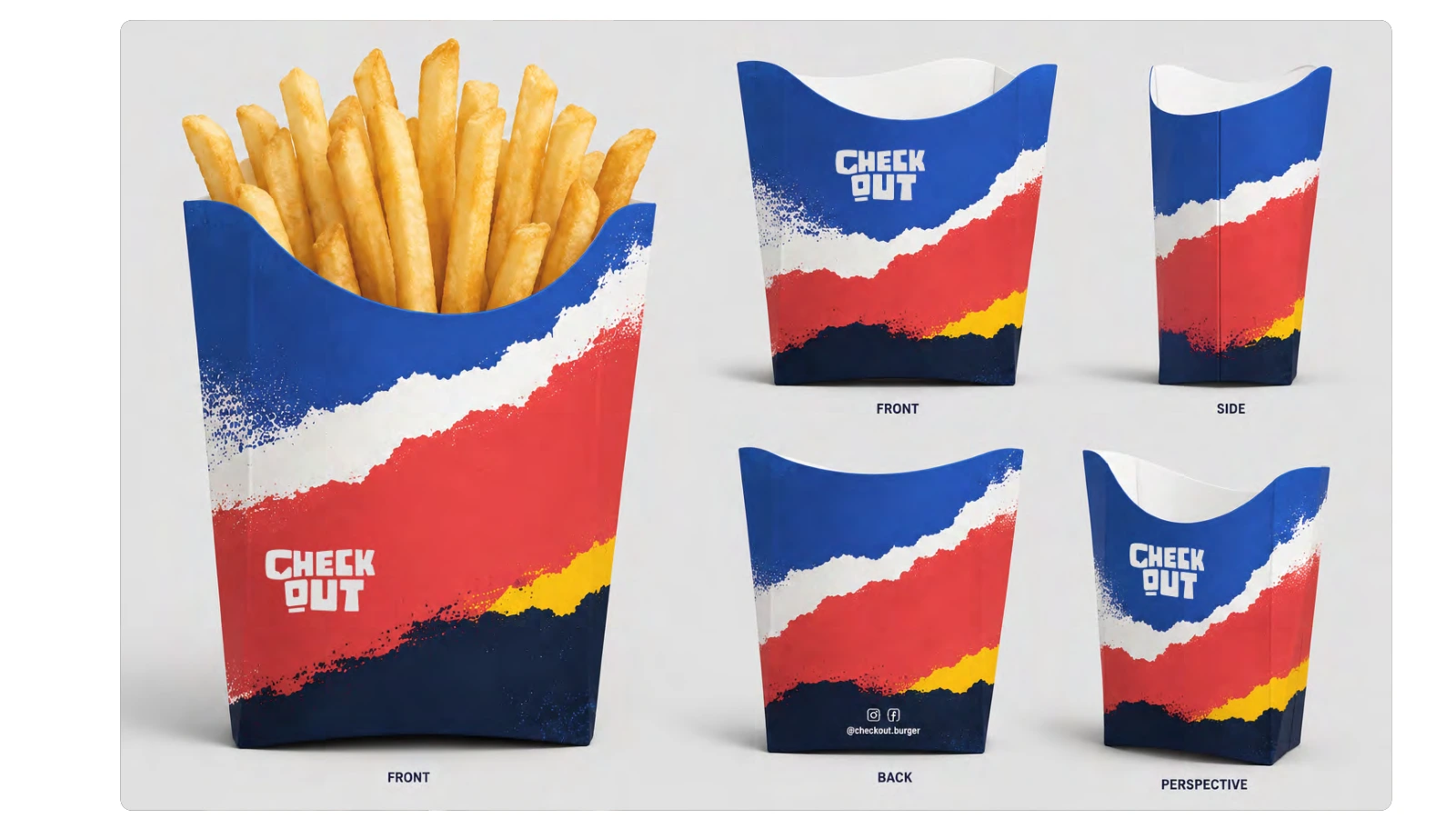 CHECK OUT packaging application
